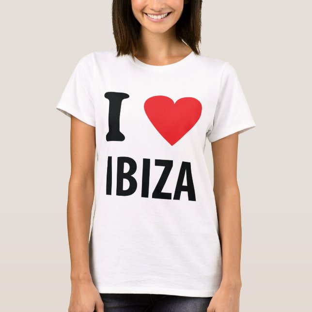 T-shirt J'aime Ibiza (Devant)