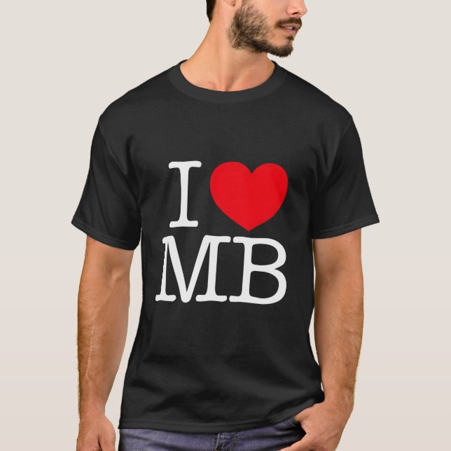 T-shirt J'aime Il Mb (Devant)
