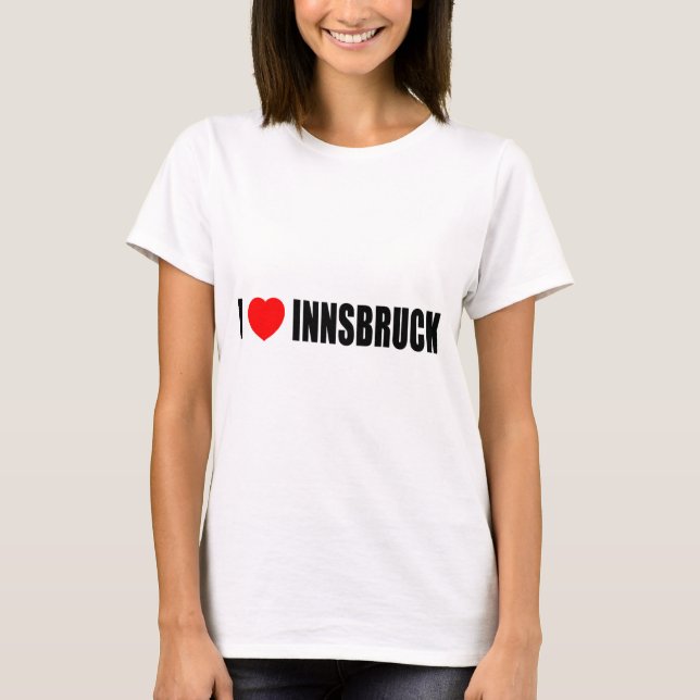 T-shirt J'aime Innsbruck (Devant)