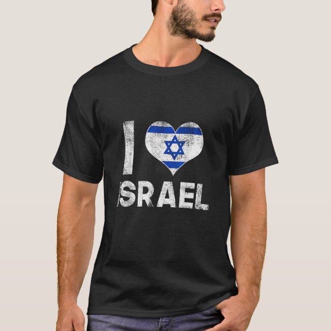 T-shirt J'aime Israël (Devant)