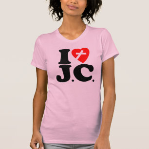 T-SHIRT J'AIME J.C.