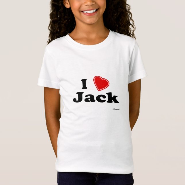 T-Shirt J'aime Jack (Devant)