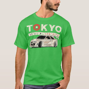 T-shirt J'aime Japon et Tokyo Cool Speed Car