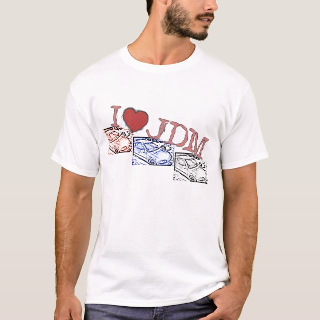 T-SHIRT J'AIME JDM (Devant)
