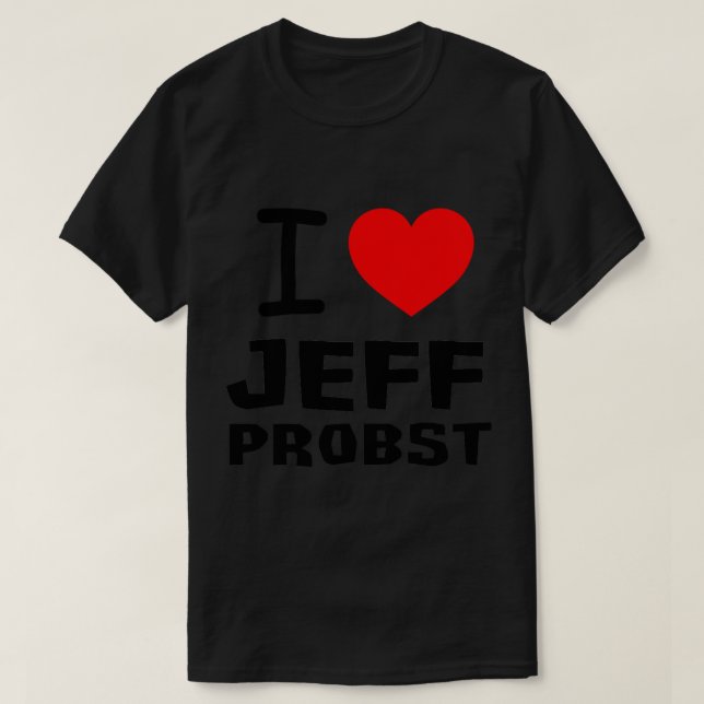 T-shirt J'aime Jeff Probst Survivor (Design devant)