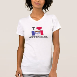 T-shirt J'aime Jefferson Iowa