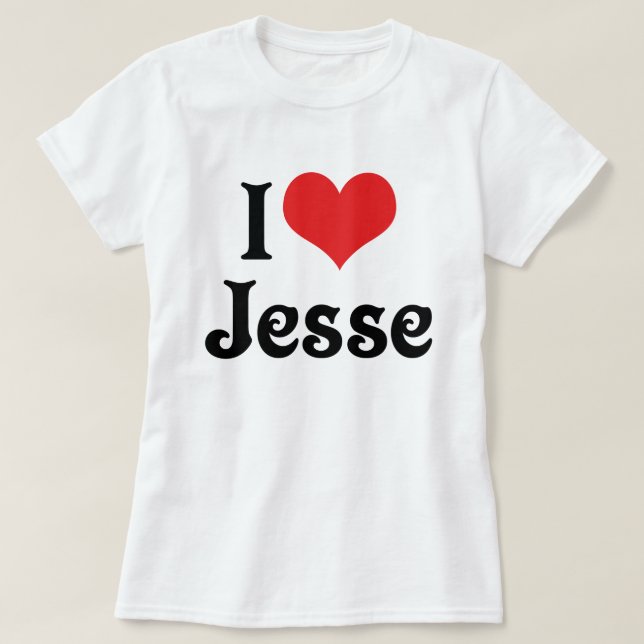T-shirt J'aime Jesse (Design devant)