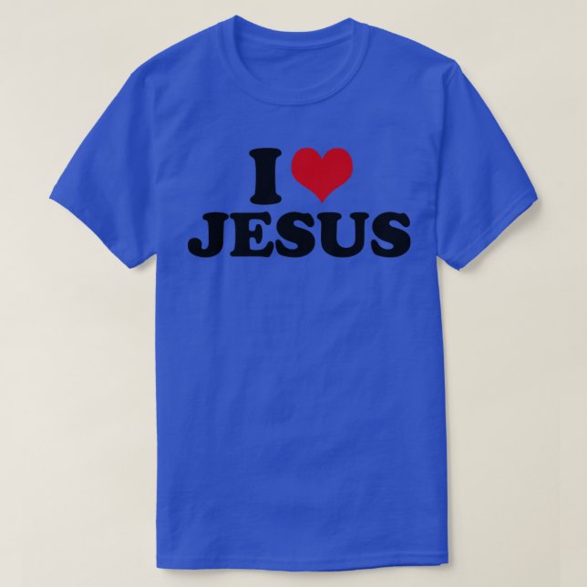 T-shirt J'aime Jésus (Design devant)