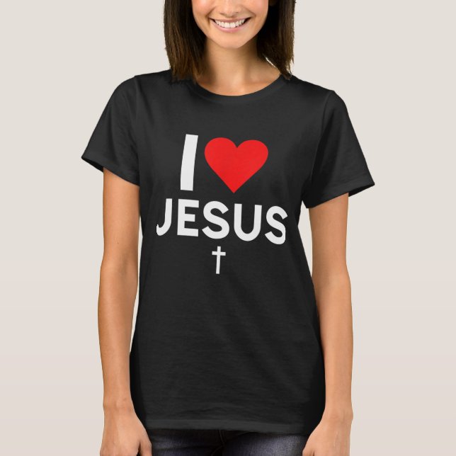 T-shirt J'aime Jésus (Devant)