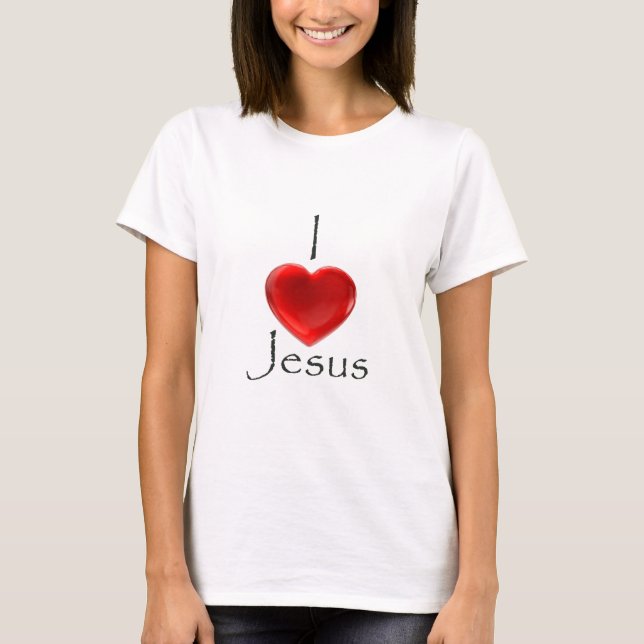 T-shirt J'aime Jésus (Devant)
