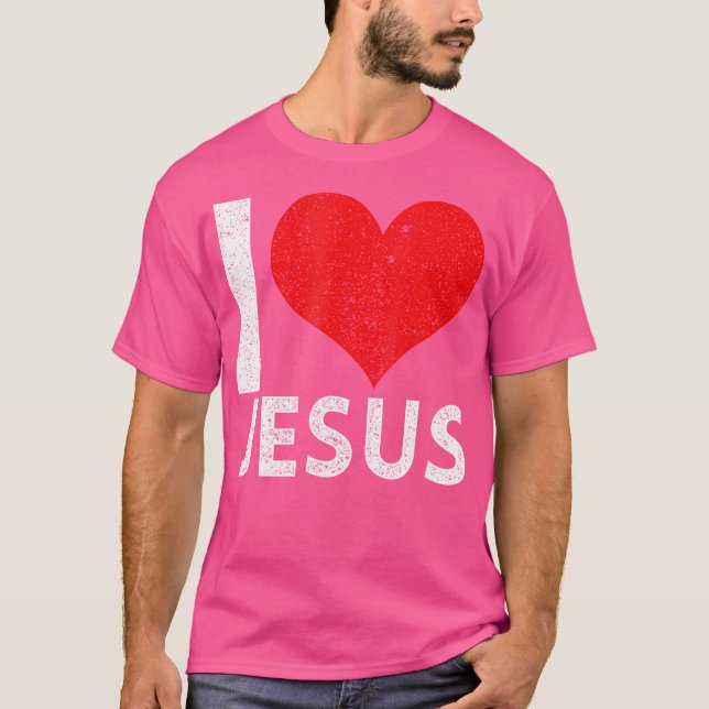 T-shirt J'aime Jésus (Devant)