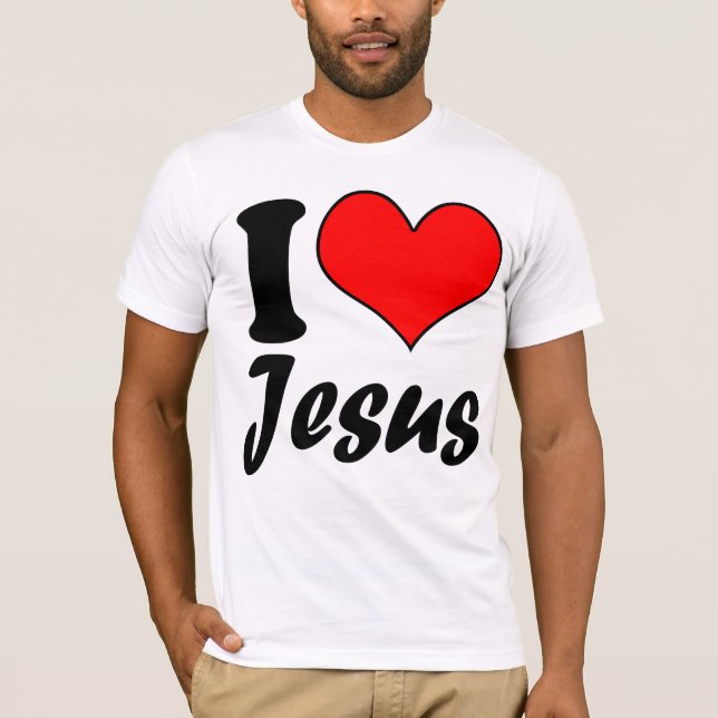 T-shirt J'aime Jésus (Devant)