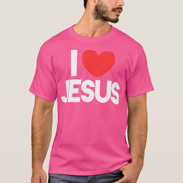 T-shirt J'aime Jésus (Devant)