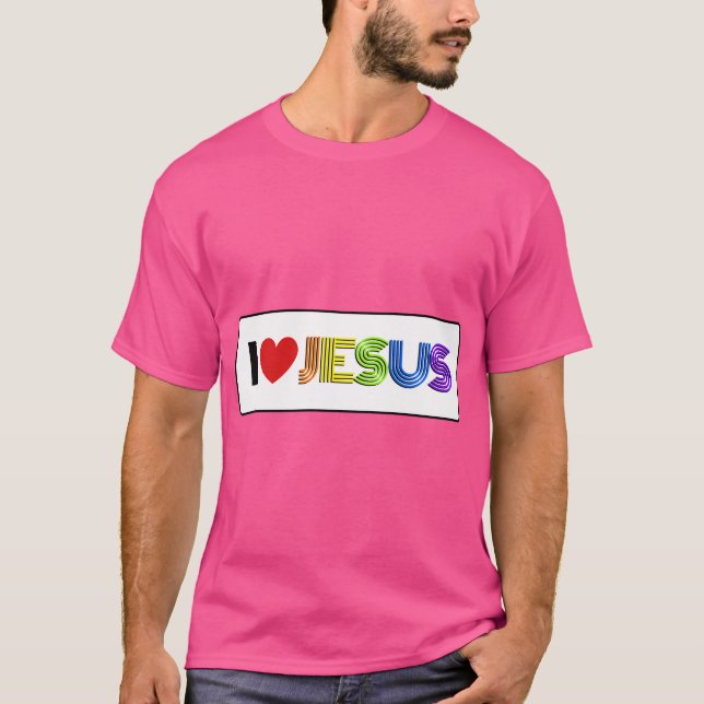 T-shirt J'aime Jésus (Devant)