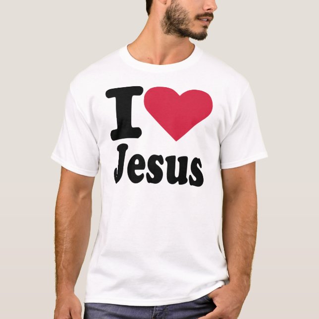 T-shirt J'aime Jésus (Devant)