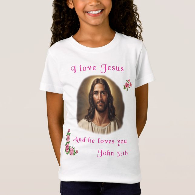 T-Shirt J'aime Jésus (Devant)