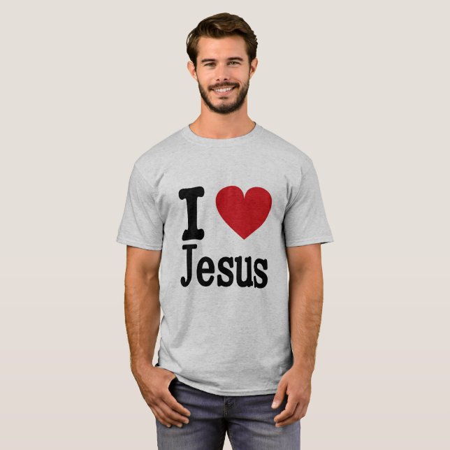 T-shirt J'aime Jésus (Devant entier)