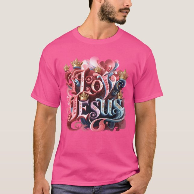 T-SHIRT J'AIME JÉSUS (Devant)