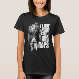 T-shirt J'Aime Jésus Café Et Naps Je Saint Dieu