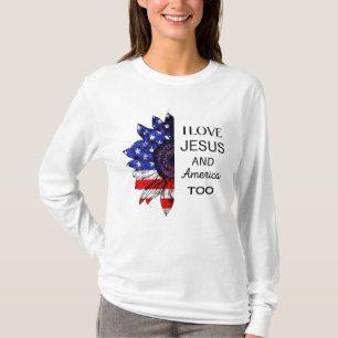 T-shirt J'aime Jésus et l'Amérique aussi