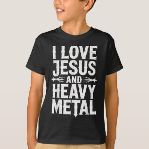 T-shirt J'aime Jésus et le heavy metal _9