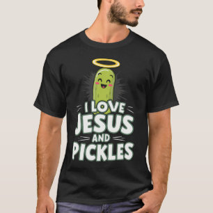 T-shirt J'aime Jésus et les cornichons
