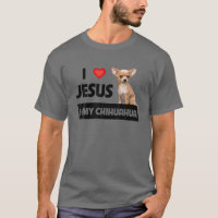 J'Aime Jésus Et Mon Chihuahua Chien Maman Papa Chr