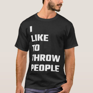 T-shirt J'Aime Jeter Des Gens Cheerleader Cheer Coach