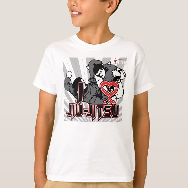 T-shirt J'aime Jiu-Jitsu (Devant)