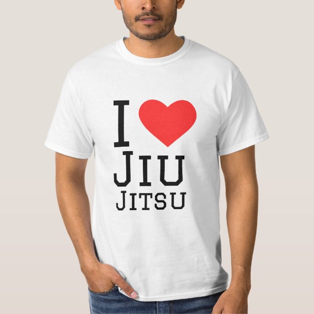 T-shirt J'aime Jiu jitsu (Devant)