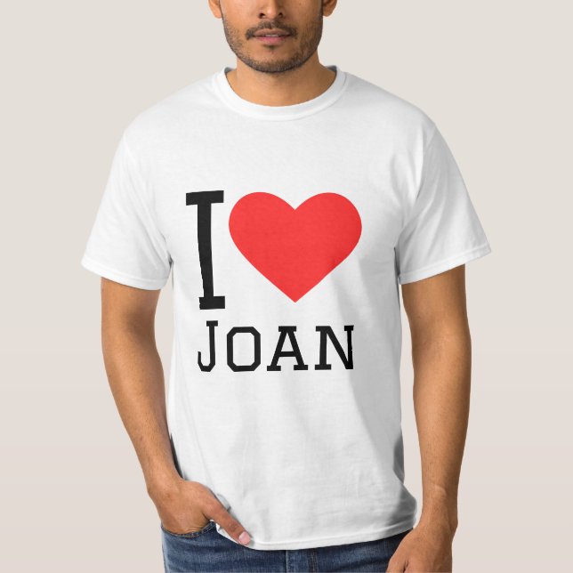T-shirt J'aime Joan (Devant)