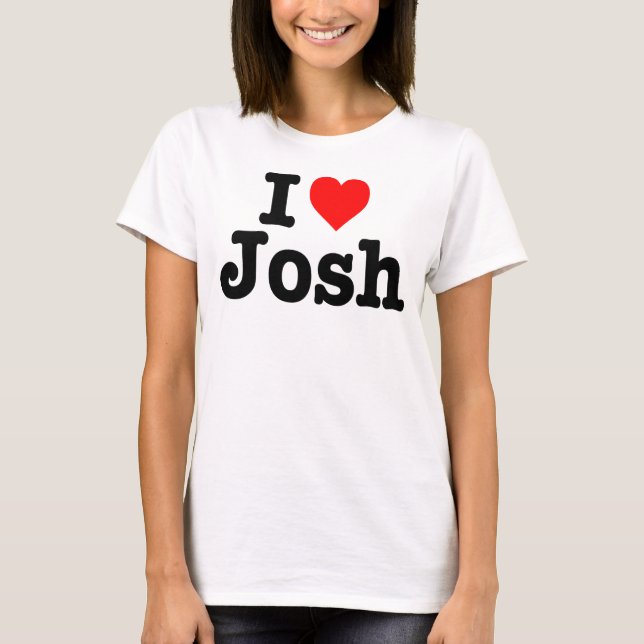 T-SHIRT "J'AIME JOSH " (Devant)