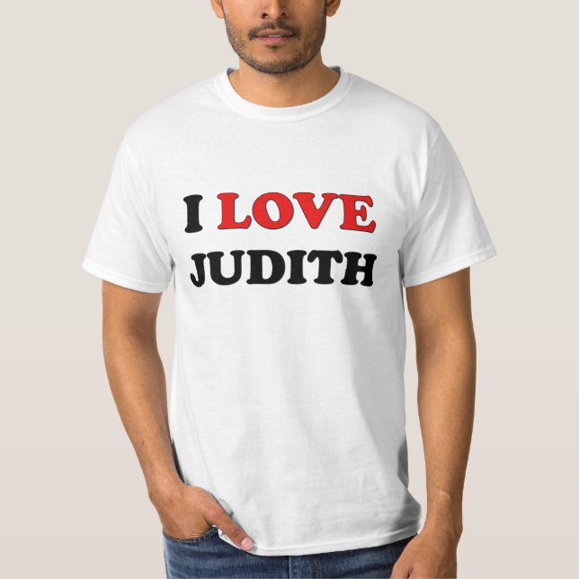 T-shirt J'aime Judith (Devant)
