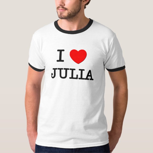 T-shirt J'aime Julia (Devant)