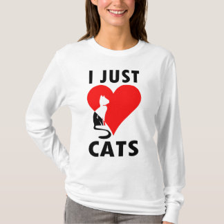 T-SHIRT J'AIME JUSTE DES CHATS
