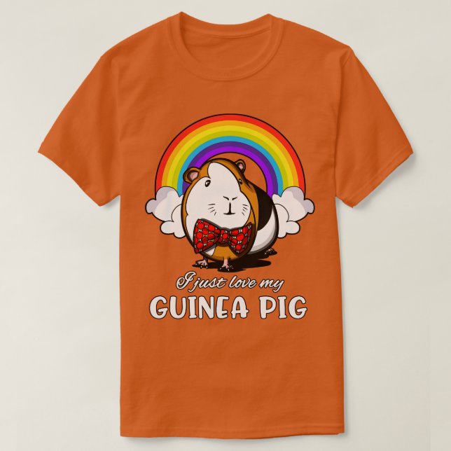 T-shirt J'Aime Juste Mon Cochon De Guinée (Design devant)