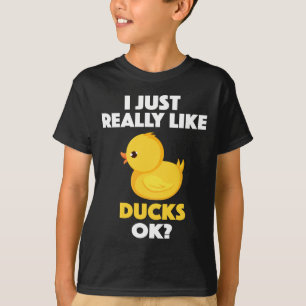 T-shirt J'aime juste vraiment des canards corrects ?