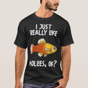 T-shirt J'aime Juste Vraiment Les Mollies Ok?