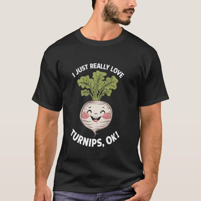 T-shirt J'aime Juste Vraiment Les Navets Ok (Devant)