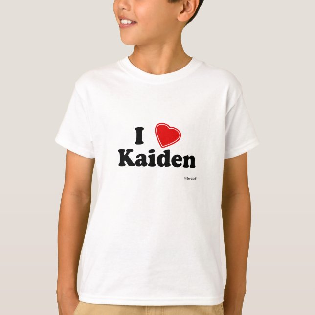 T-shirt J'aime Kaiden (Devant)