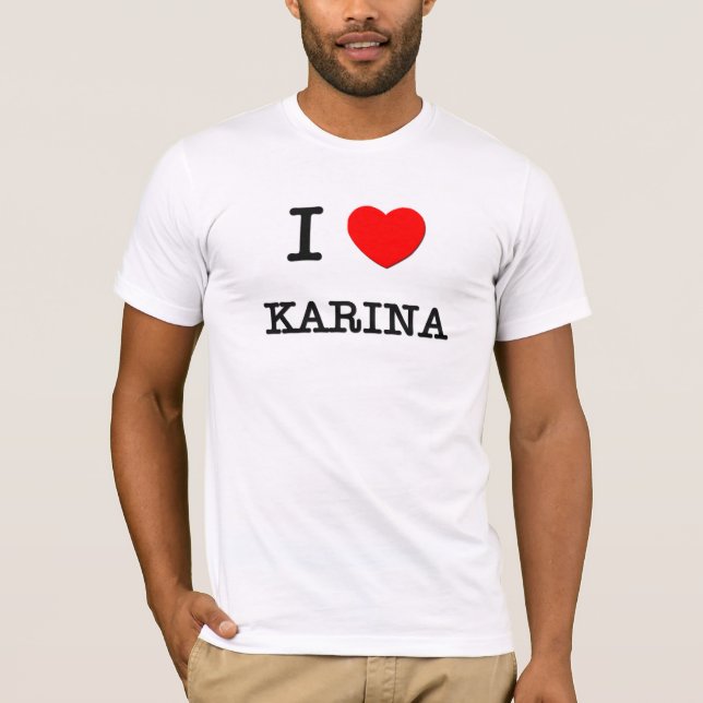 T-shirt J'aime Karina (Devant)