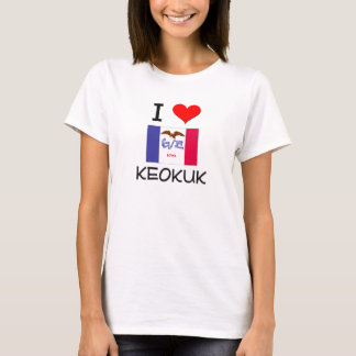 T-shirt J'aime KEOKUK Iowa