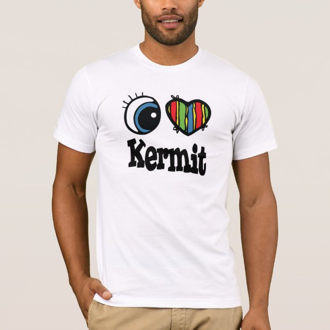 T-shirt J'aime Kermit (Devant)