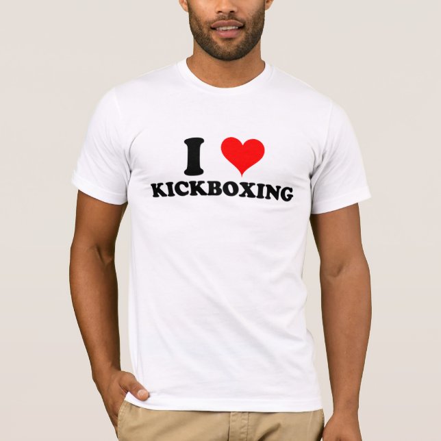T-shirt J'aime Kickboxing (Devant)