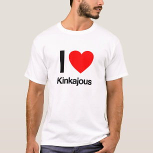 T-shirt j'aime kinkajous