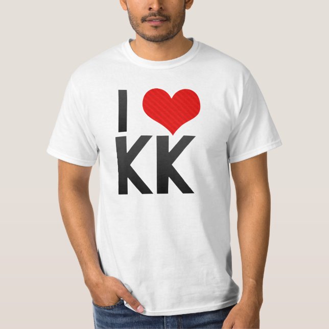 T-shirt J'aime KK (Devant)
