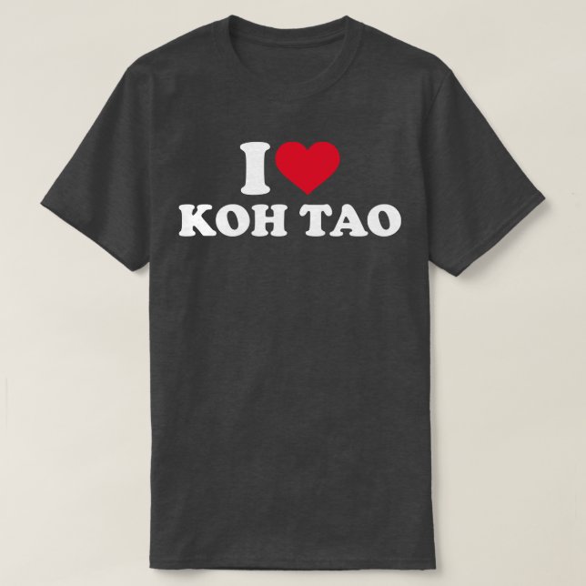 T-shirt J'aime Koh Tao (Design devant)