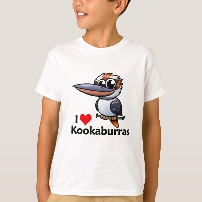 T-shirt J'aime Kookaburras (Devant)
