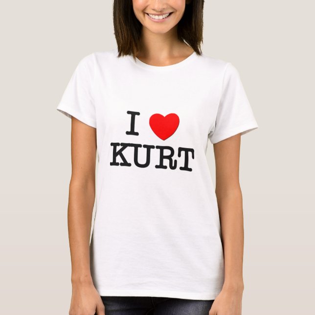 T-shirt J'aime Kurt (Devant)