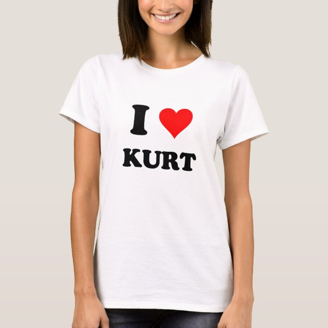 T-shirt J'aime Kurt (Devant)